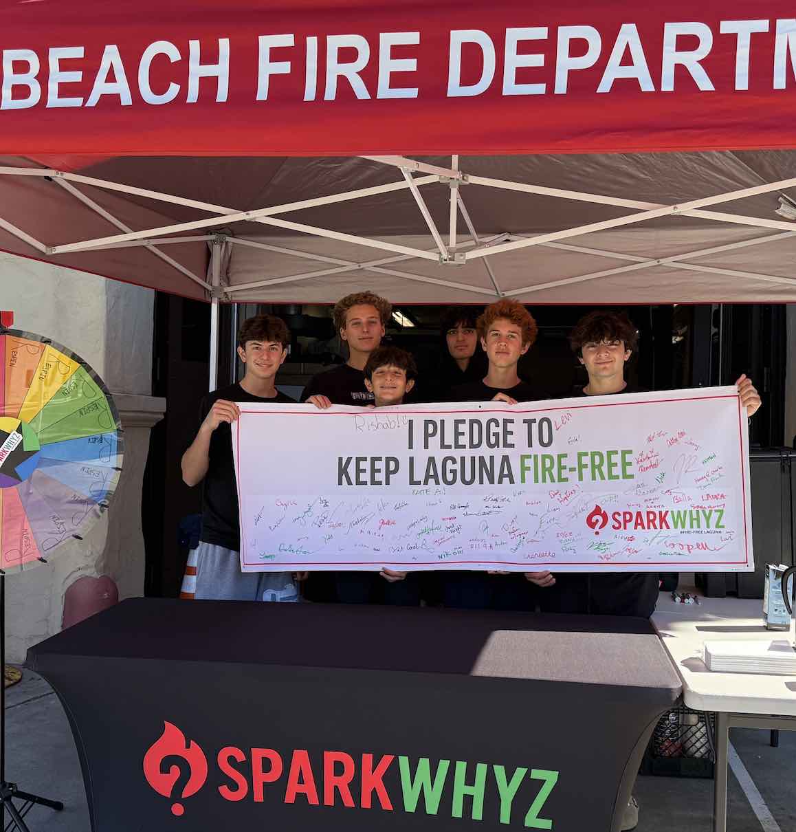 SparkWhyz fireworks turn-in event